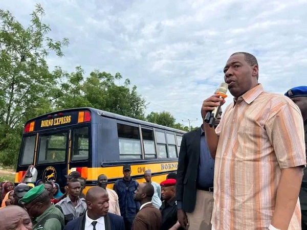 BREAKING: Subsidy removal, Governor Zulum unveils 80 luxurious buses and pick-up vans for free transportation