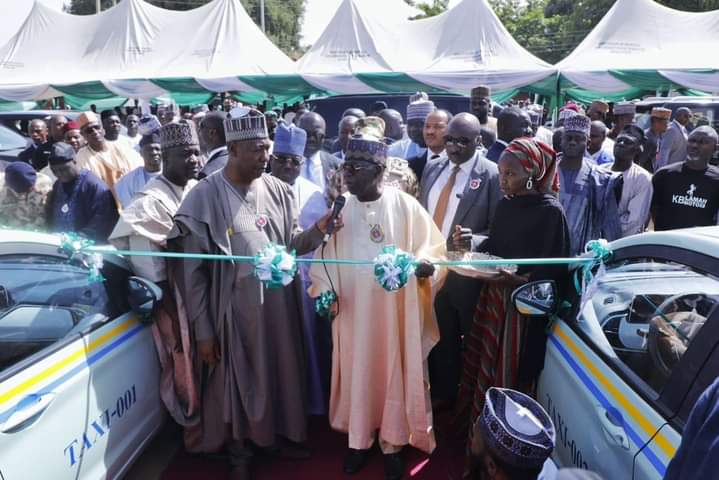 Fuel Subsidy: Tinubu Commissions 107 Electric/Gas Buses and Taxis in Borno