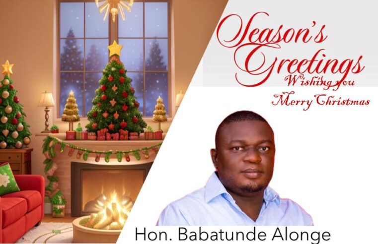 Hon. Alonge Babatunde Olawale Wishes Ibadan North East a Joyous Christmas: Emphasizes Christ-Like Values and Optimism for Future Development