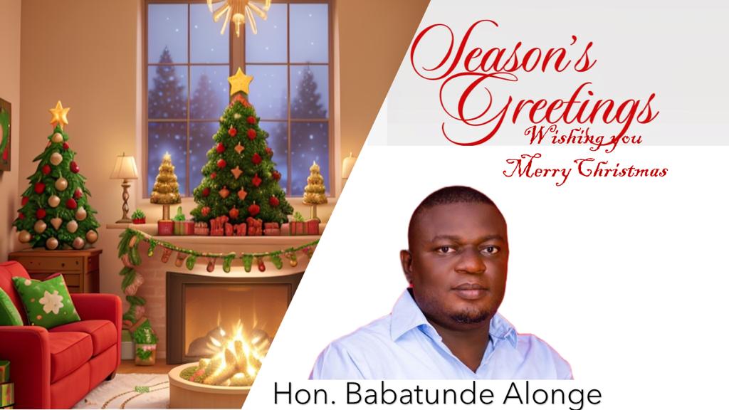 Hon. Alonge Babatunde Olawale Wishes Ibadan North East a Joyous Christmas: Emphasizes Christ-Like Values and Optimism for Future Development