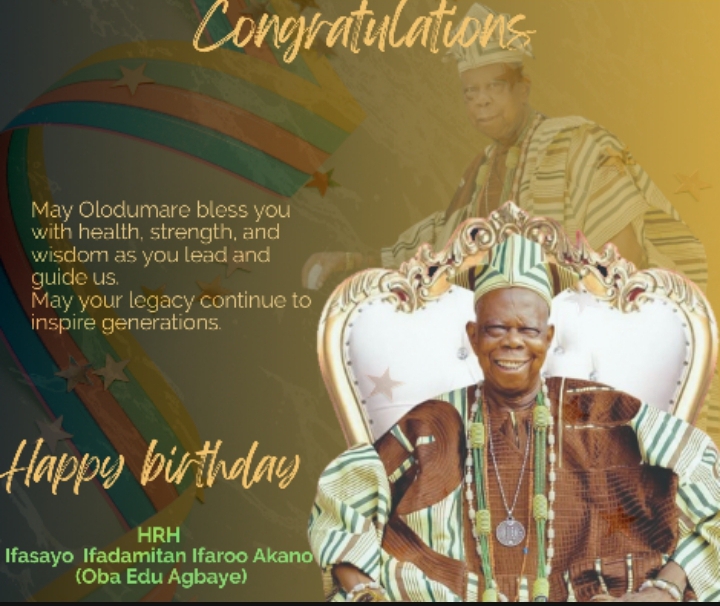 Olori Akingbile Ifasunmibola Celebrates Oba Edu Agbaye’s Birthday: A Legacy of Grace, Strength, and Inspiration