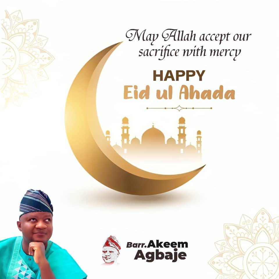 Eid el Kabir: Agbaje Greets Muslims, preaches Love and Sacrifice at Sallah