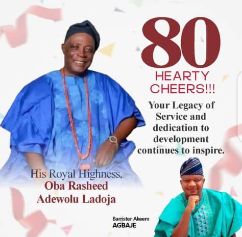 80th Birthday: Agbaje Felicitates Oba Rasheed Adewolu Ladoja