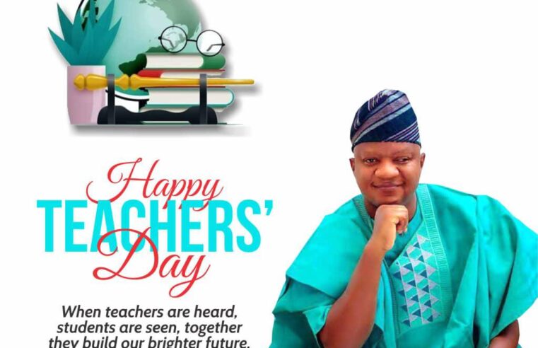 Teachers’ Day 2024: Agbaje Hails Teachers, Labels them Builders of the Future