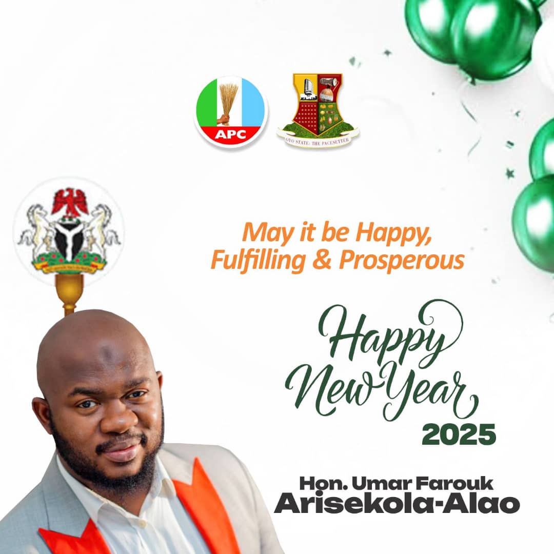 New Year Celebration: Let’s Keep Hope Alive for a more Prosperous Ibadan North— Arisekola Alao’s New Year Message