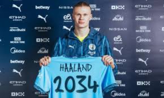 Erling Haaland Signs 10-Year Contract