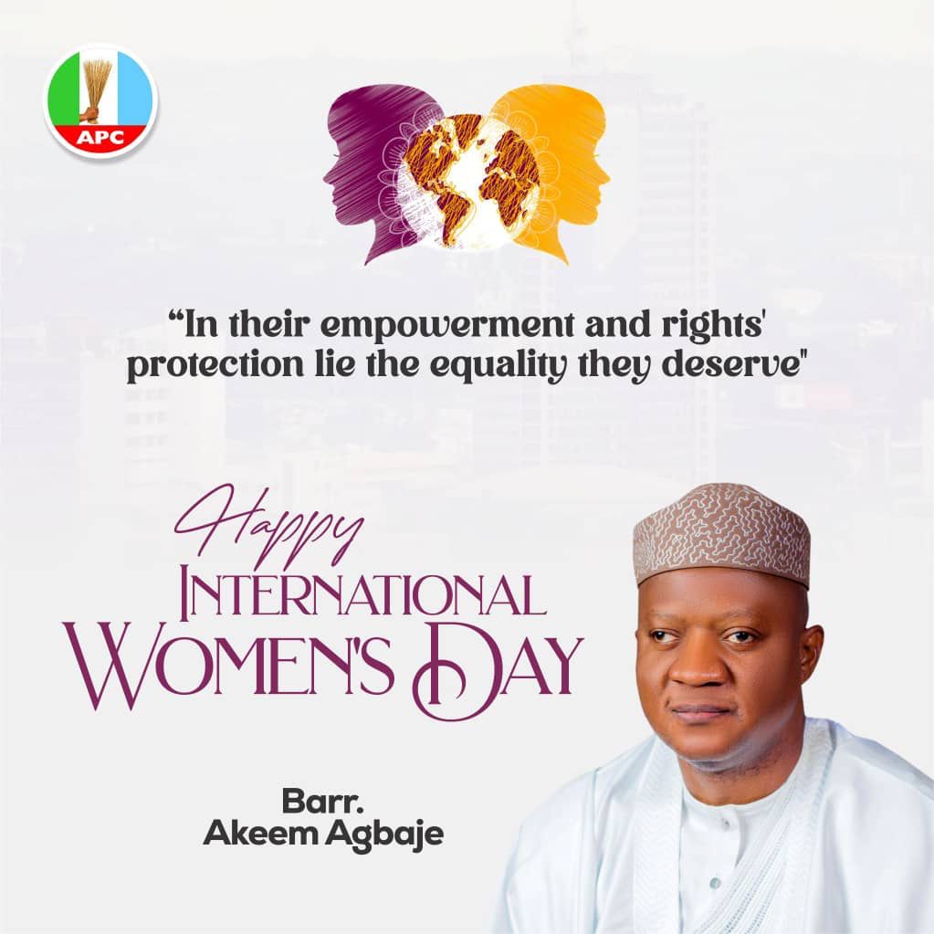 Int’l Women’s Day: Agbaje Advocates for Empowerment and Rights’ Protection for Women