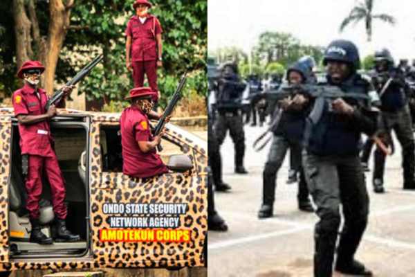 Gunshots, Panic as Amotekun, Police Clash Over Theft Suspect in Akure