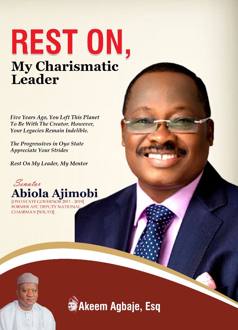 We Miss His Wisdom in Governance and Politics – Barr Akeem Agbaje Honours Ajimobi