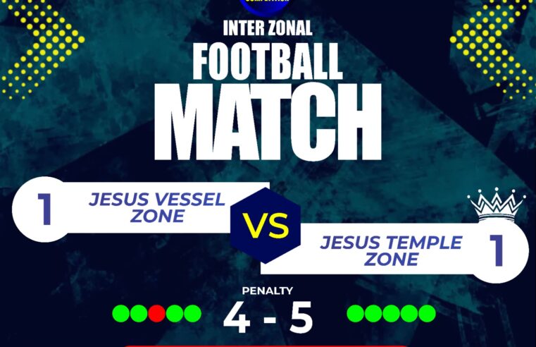 Jesus Vessel Shines Despite Final Loss in RCCG Oyo Province 22 Football Tournament