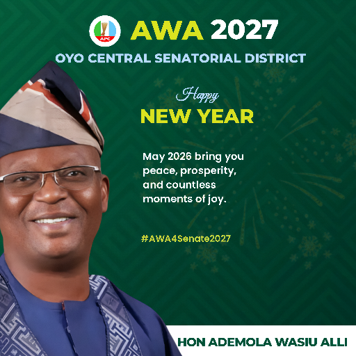 2026: AWA Extends New Year Greetings to Oyo Central and Nigerians, Calls for Unity and Grassroots Development