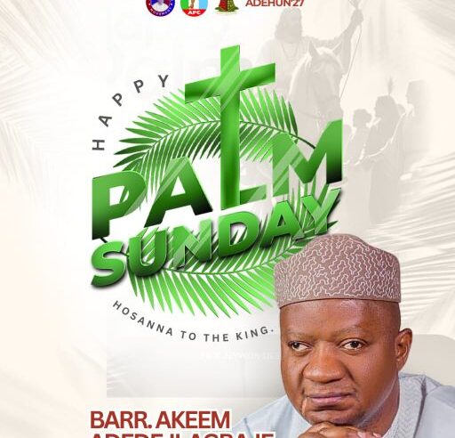 ‎Barr Akeem Agbaje Celebrates Palm Sunday with Christians, Encourages Love and Sacrifice