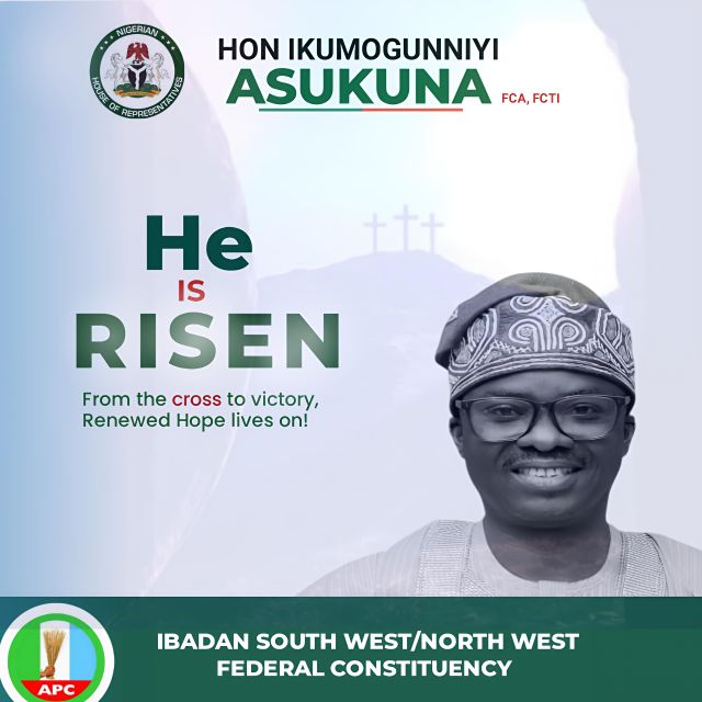 Easter: Asukuna Calls for Reflection on Sacrifice, Love, and Redemption