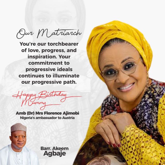 Barr Akeem Agbaje Celebrates Her Excellency, Dr Florence Ajimobi, Applauds Grace, Strength, and Impact