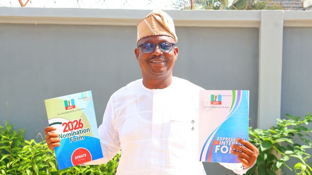 ‎AWA Picks APC Nomination Forms for Oyo Central 2027 Race, Intensifies Bid for Oyo Central Senate Seat