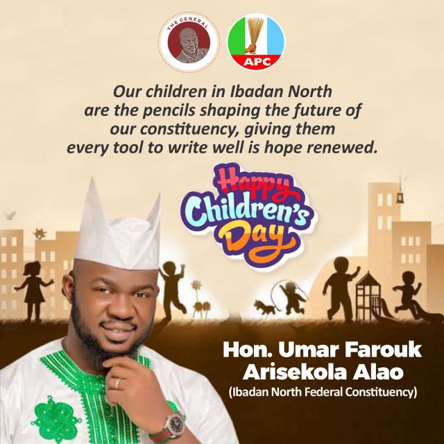 Children’s Day: APC Candidate Arisekola Alao Advocates Safe Learning Environment, Prioritises Child Protection