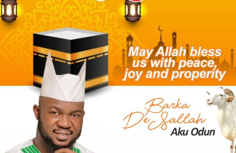‎Arisekola Alao Felicitates Muslim Ummah on Eid-el-Kabir, Urges Reflection on Sacrifice and Devotion