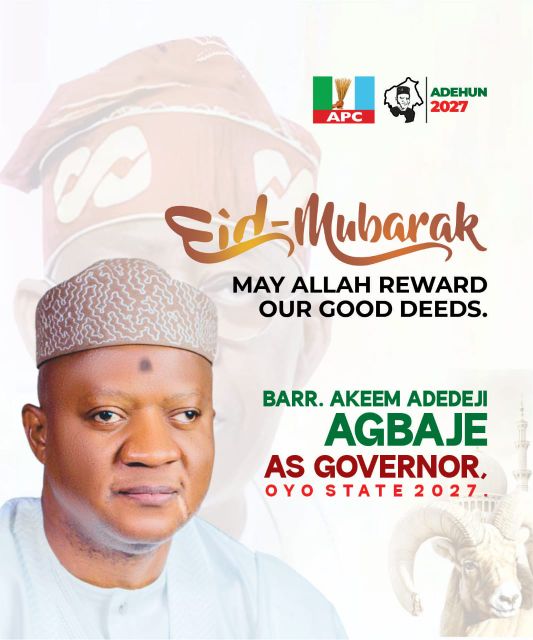 Eid-el-Kabir: Barr Akeem Agbaje Extends Greetings to Muslim Ummah, Calls for Sacrifice, Devotion, Selflessness