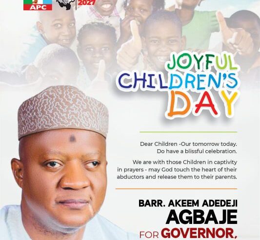 ‎Children’s Day: Barr Akeem Agbaje Celebrates Children, Calls for Safe Rescue of ⁠Ahoro – Esinele Abducted Children, Parents