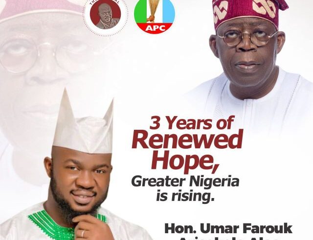 ‎President Tinubu is Repositioning Nigeria for Sustainable Growth — Arisekola Alao