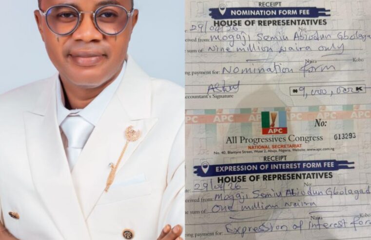 ‎Abiodun Gbolagade Obtains APC Nomination Forms, advances 2027 House of Representatives Bid