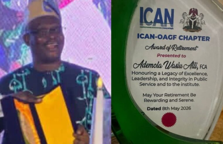 Tested and Trusted: ICAN-OAGF Honours AWA with Award of Retirement