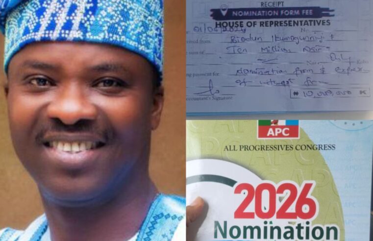 2027 Race: Asukuna Picks APC Nomination Form, Intensifies 2027 Reps Bid