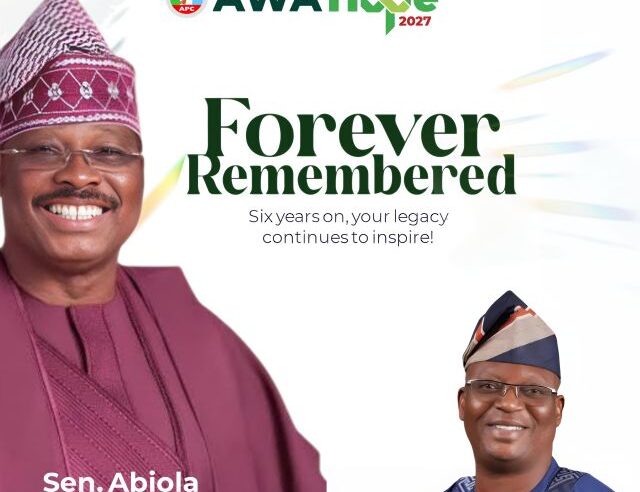 ‎6th Anniversary: Sen Abiola Ajimobi’s Legacy Remains a Guiding Light — AWA