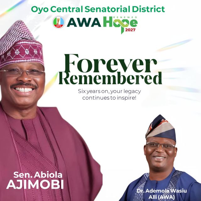 ‎6th Anniversary: Sen Abiola Ajimobi’s Legacy Remains a Guiding Light — AWA