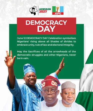 Democracy Day: Barr Akeem Agbaje Honours June 12 Heroes, Reaffirms Support for President Tinubu’s Reforms