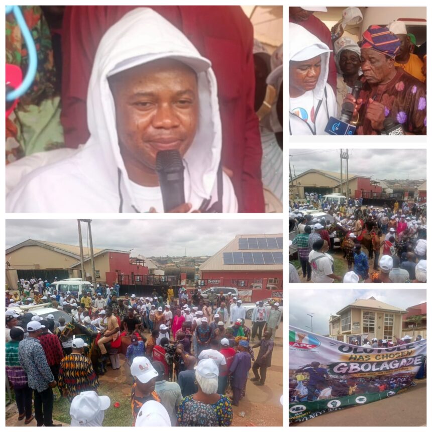 ‎Oluyole APC Members Storm Oyo APC Secretariat, Demand Recognition of Gbolagade as Primary Winner