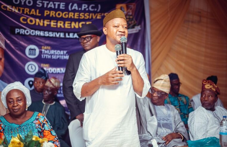 ‎Agbaje Urges Oyo APC Progressives to Stay, Back Tinubu’s Renewed Hope Agenda