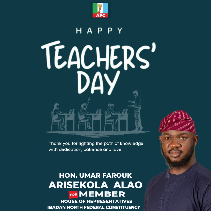 ‎Teachers’ Day: Farouk Arisekola Salutes Teachers, Pledges to Prioritise Education Development