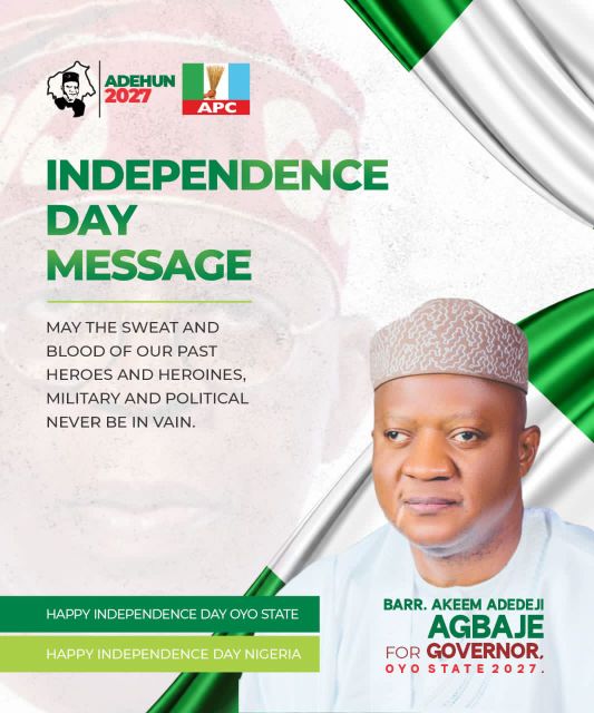 ‎Agbaje Congratulates Tinubu, Nigerians on 66th Independence Anniversary