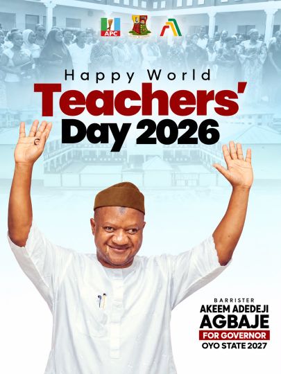 ‎Agbaje Celebrates Teachers, Calls for Better Welfare, Improved Learning Facilities ‎